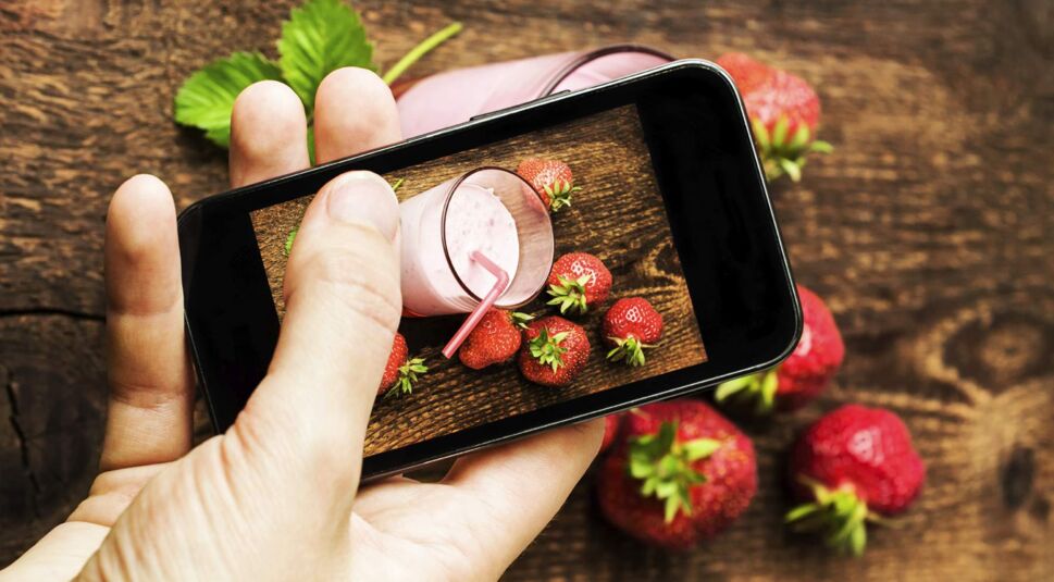 smartphone shot food photo