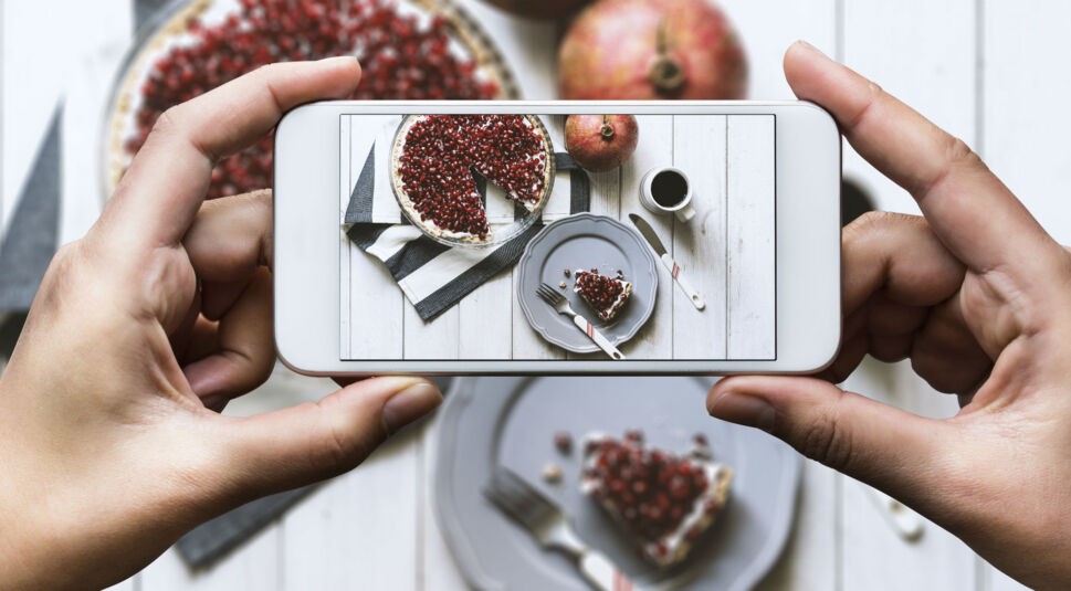 Essen fotografieren bedarf einiger Vorbereitung-.