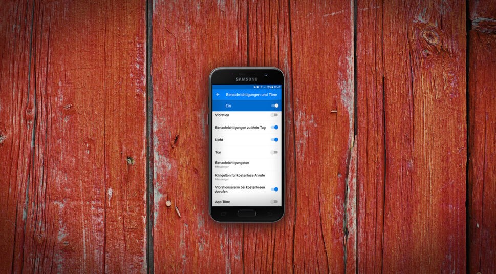 Screenshot des Facebook Messengers auf einem Samsung-Smartphone.