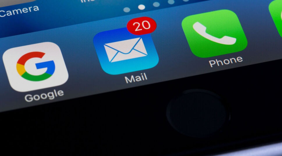 Apps auf dem Display eines iPhones.