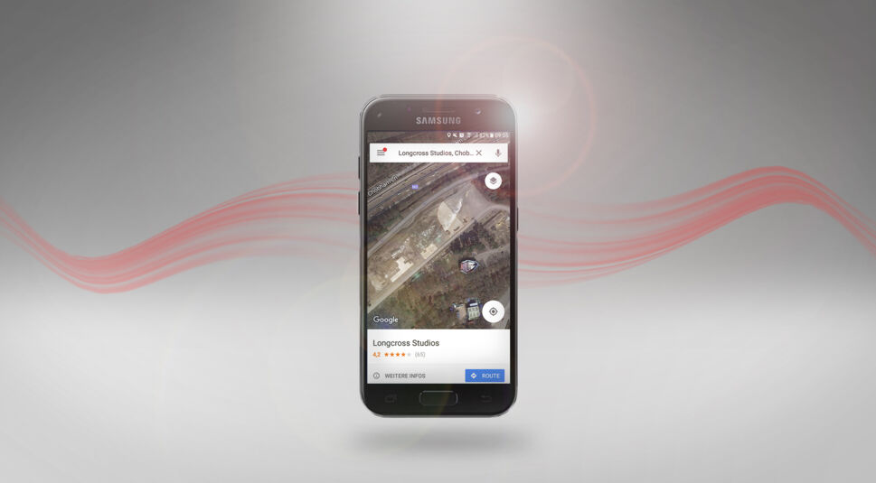 Screenshot des Millenium-Falken bei Google Maps.