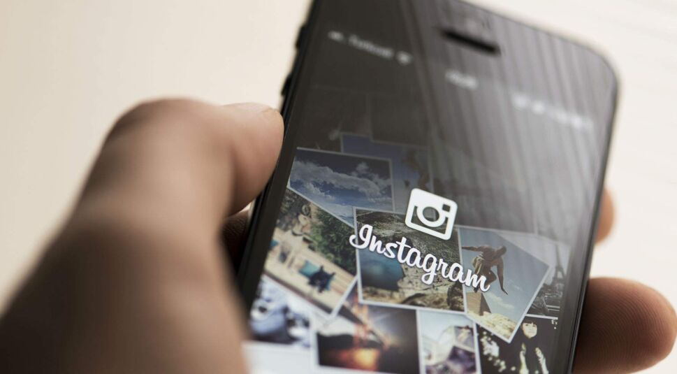 Instagram-App auf Smartphone