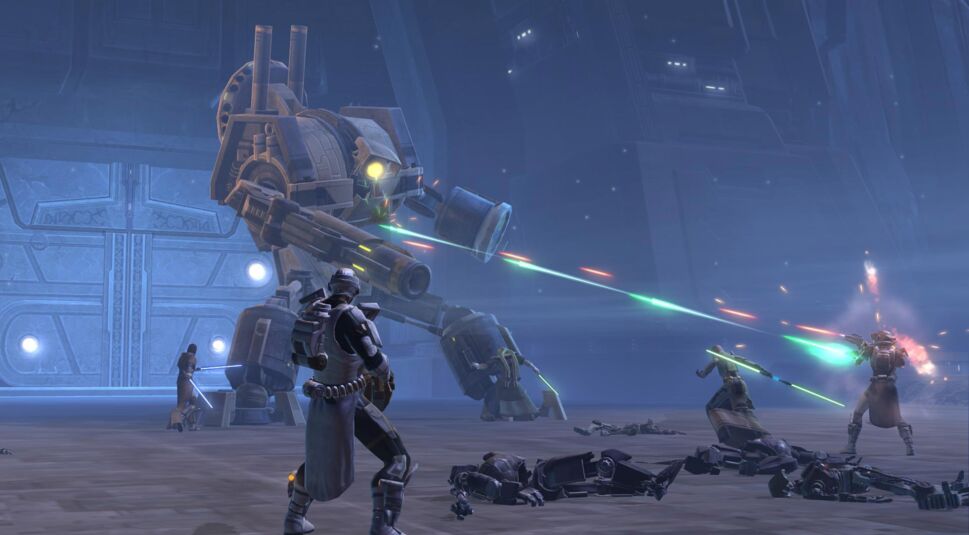  Die Geschichte der Alten Republik wird aktuell im MMO The Old Republic weitergeführt. © BioWare Austin