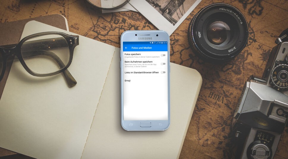 Screenshot der Facebook Messenger-Einstellungen auf einem Android-Smartphone.