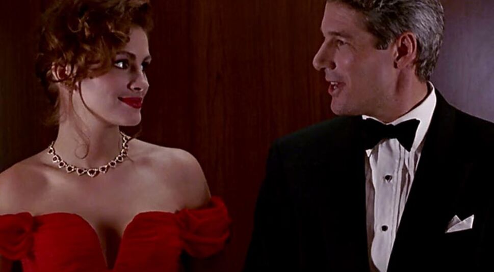 Julia Roberts ind Richard Gere in Pretty Woman.