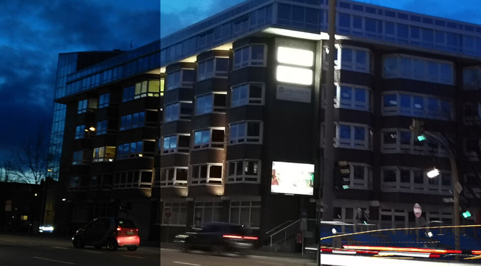 Verschlusszeit auf dem Smartphone einstellen