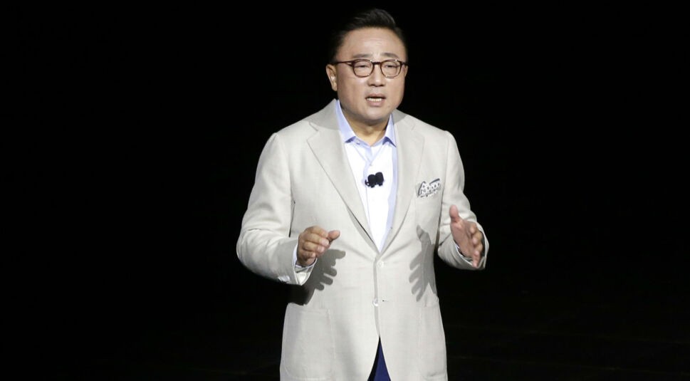 DJ Koh auf der Präsentation neuer Samsung-Smartphones.