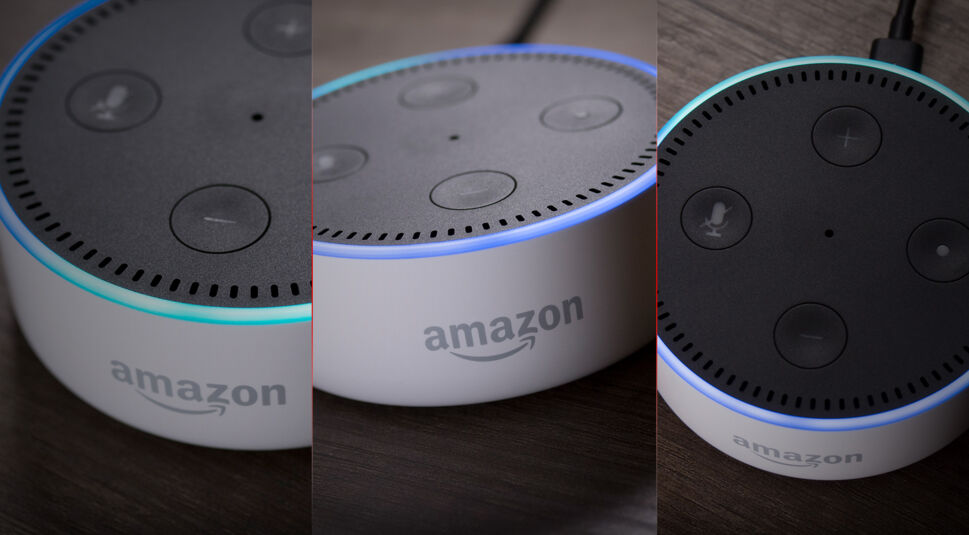 Amazon Echo-Lautsprecher mit Alexa.