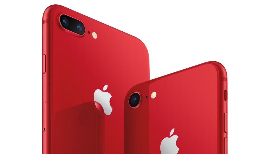  Auch das iPhone 8 gibt es in (Product)Red