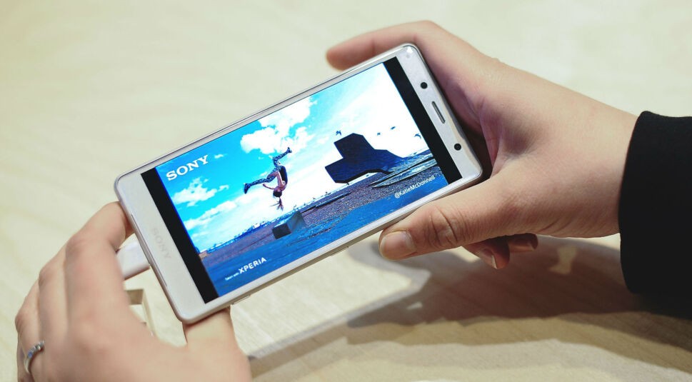 Das Sony Xperia XZ2-Smartphone.