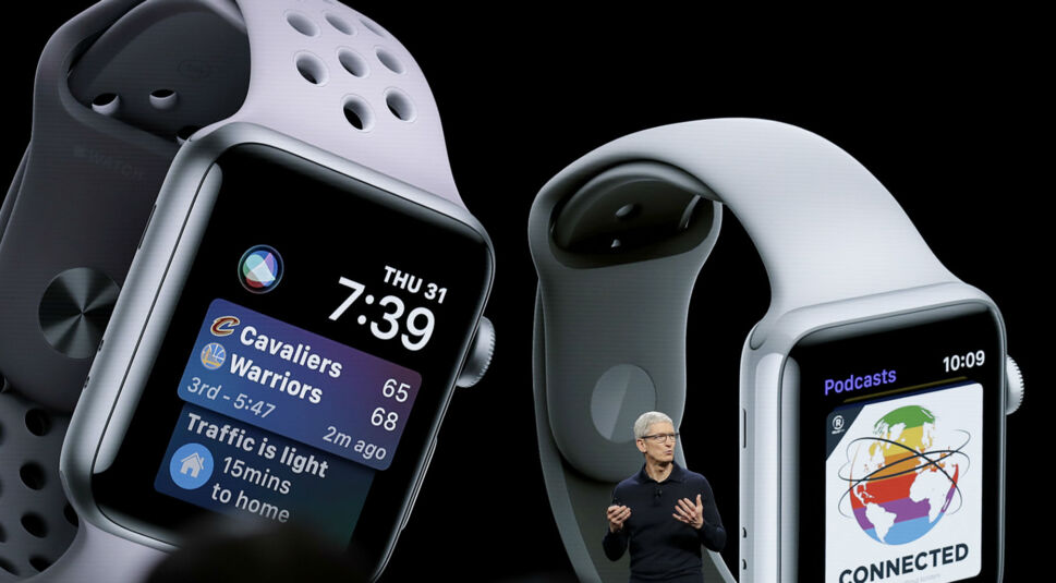 Tim Cook stellt auf der WWDC 2018 neue Apple Watch-Features vor.