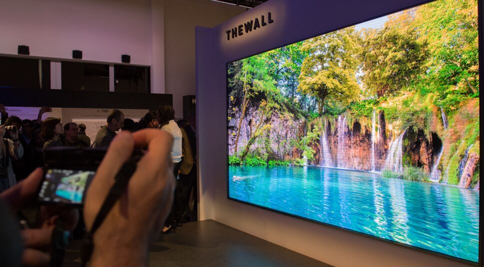 Fernseher "The Wall" von Samsung