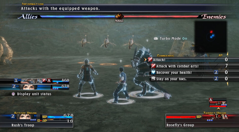 Screenshot aus The Last Remnant Remastered