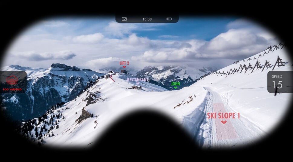 Augmented-Reality-Skibrille