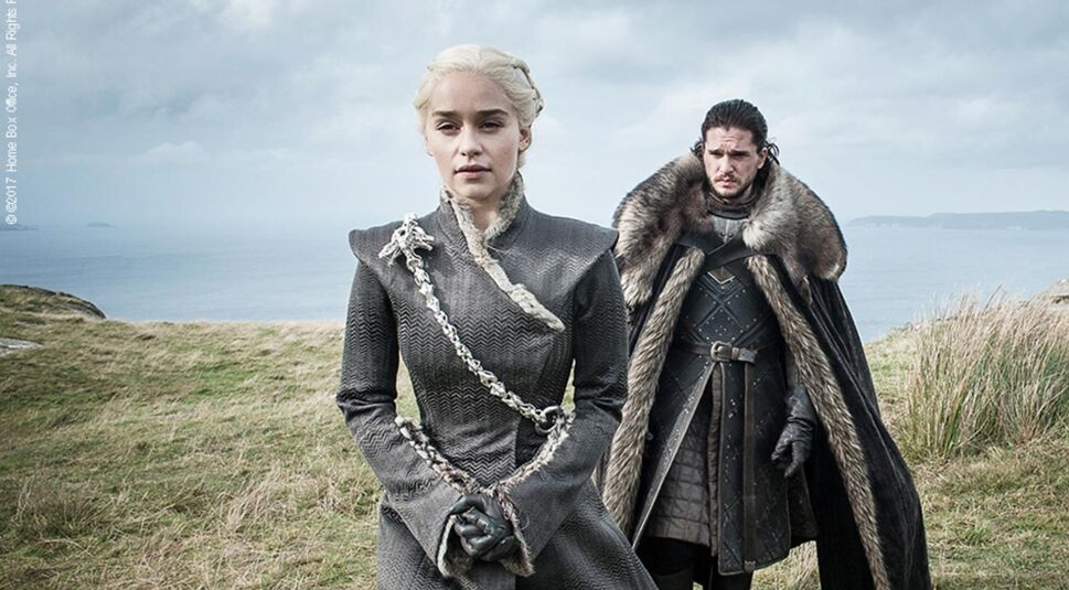 Daenerys Targaryen und John Snow in Game of Thrones.