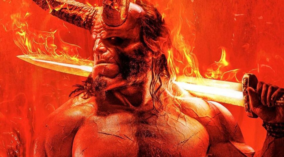 David Harbour in Hellboy