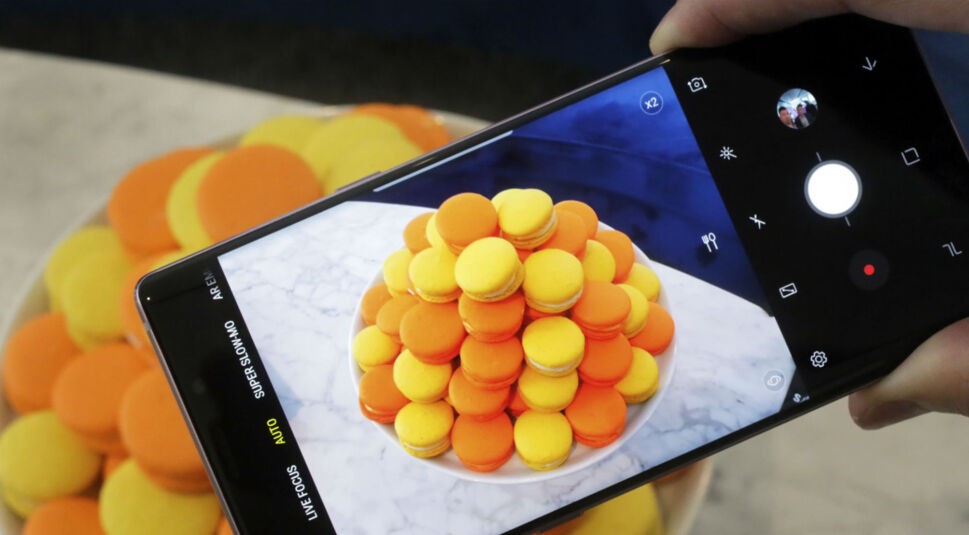 Mit dem Samsung Galaxy Note9 ein Foto aufnehmen.