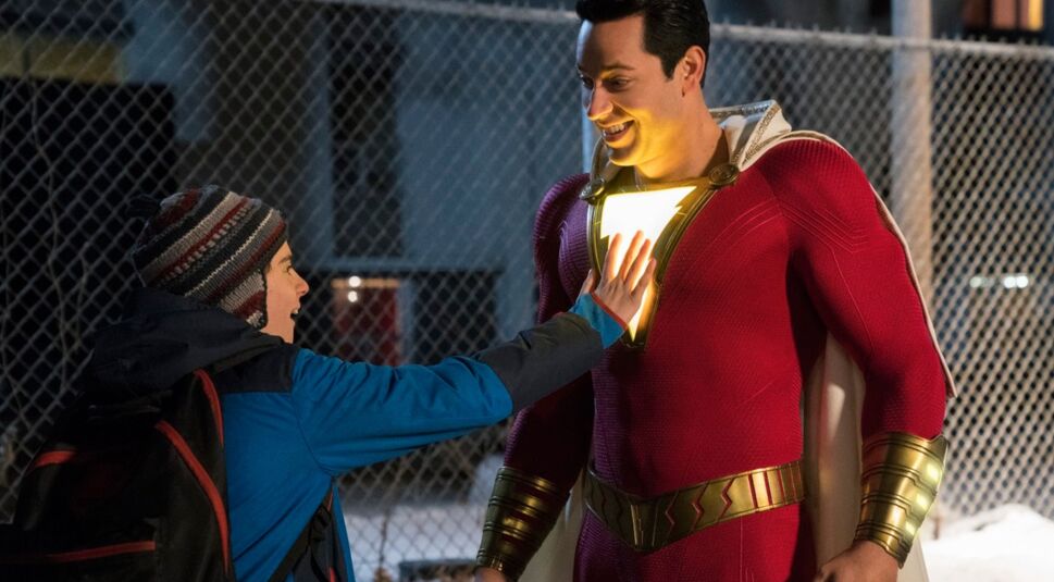 Jack Dylan Grazer und Zachary Levi in Shazam!