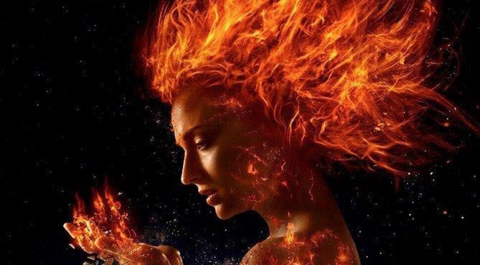 Sophie Turner auf dem Poster von Dark Phoenix