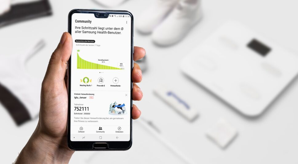 Health App von Samsung