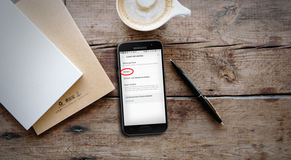 Screenshot der Einstellungen auf einem Android-Gerät