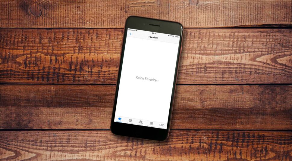 Favoriten in der Telefon-App am iPhone.