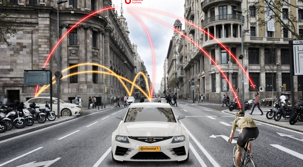 Vodafone und Continental arbeiten am vernetzten Straßenverkehr