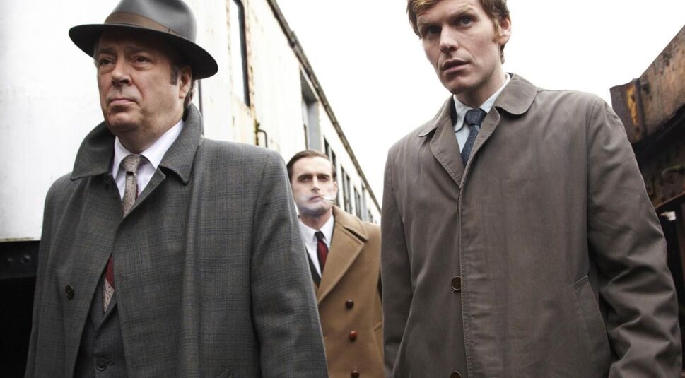 Shaun Evans und Roger Allam in Der junge Inspektor Morse