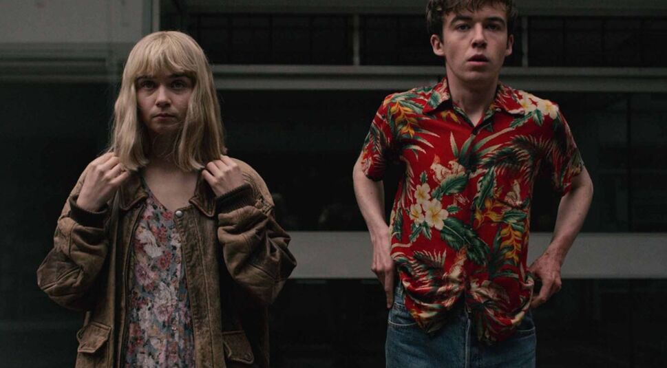 Alex Lawther und Jessica Barden in The End of the Fucking World