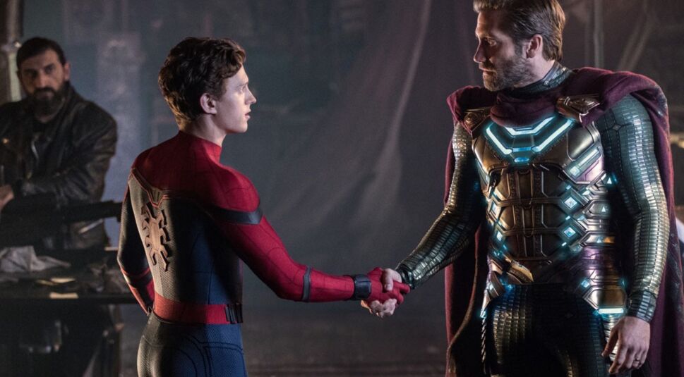 Jake Gyllenhaal und Tom Holland in Spider-Man: Far from home
