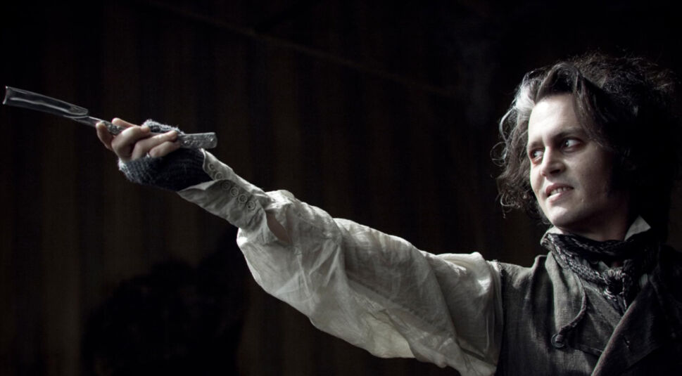 Johnny Depp in Sweeney Todd