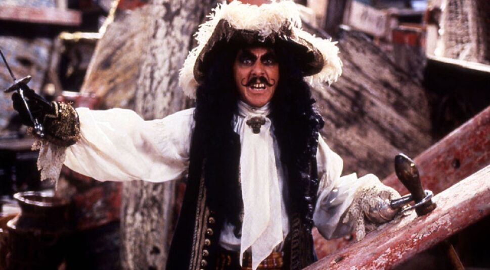 Dustin Hoffman als Hook im Piratenfilm Hook | © TriStar Pictures