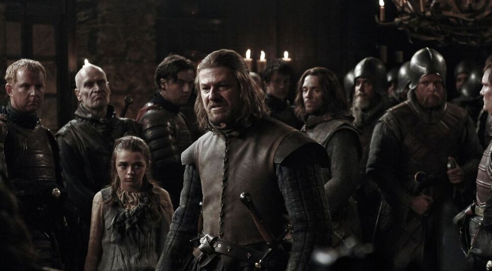 Sean Bean und Maisie Williams in Game of Thrones | © HBO