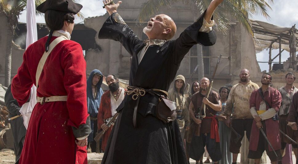 John Malkovich in der Piratenserie Crossbones | © NBC
