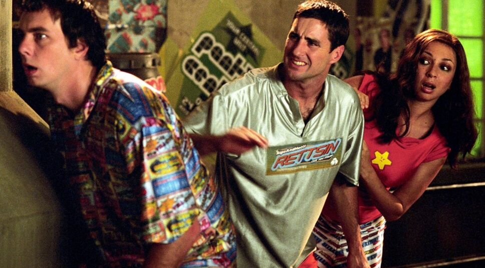 Luke Wilson, Dax Shepard und Maya Rudolph im Zeitreisefilm Idiocracy | © Twentieth Century Fox
