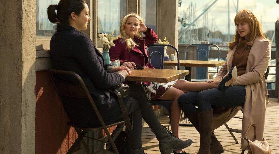  Jane (Shailene Woodley), Madeleine (Reese Witherspoon) und Celeste (Nicole Kidman) tauschen sich über ihre Probleme aus | © MG RTL D / NBC Universal / Blossom Films