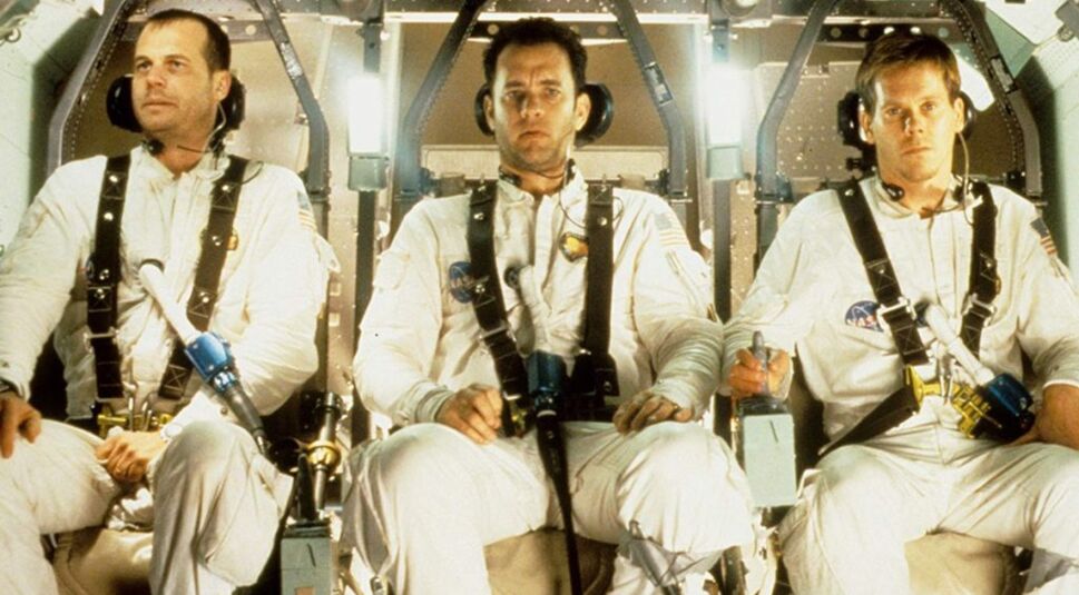 Bill Paxton, Tom Hanks & Kevin Bacon in Apollo 13