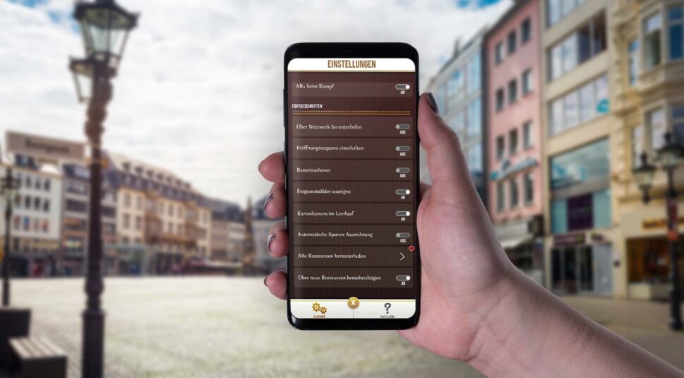 Am Handy den Energiesparmodus in Harry Potter: Wizards Unite aktivieren.