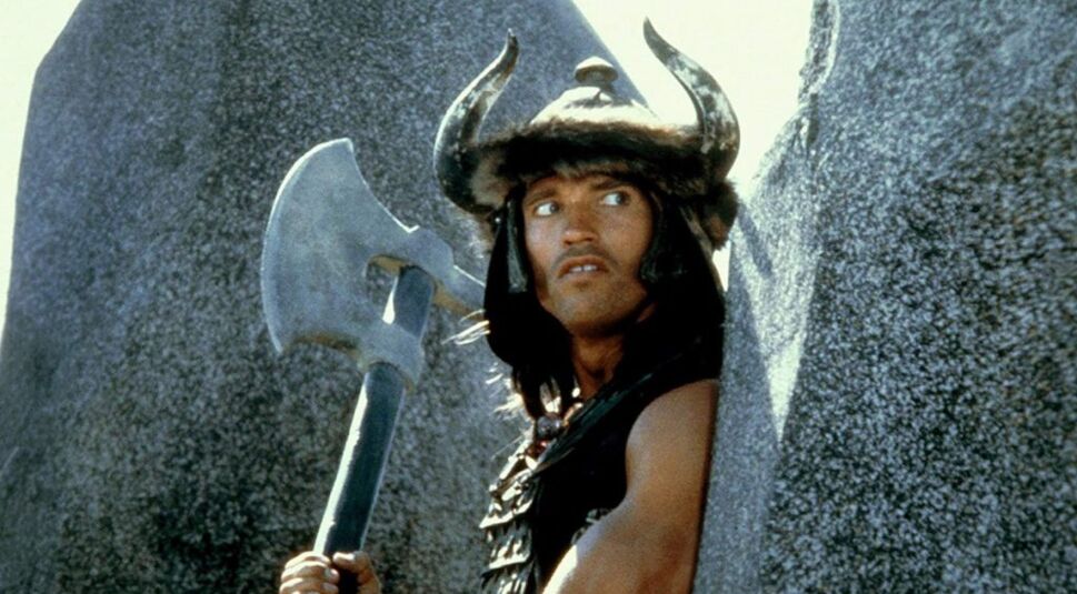 Arnold Schwarzenegger in Conan, der Barbar