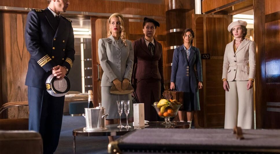 Alejandra Onieva, Chiqui Fernández, Ivana Baquero und Jon Kortajarena in High Seas