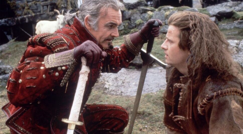 Sean Connery & Christoph Lambert in Highlander
