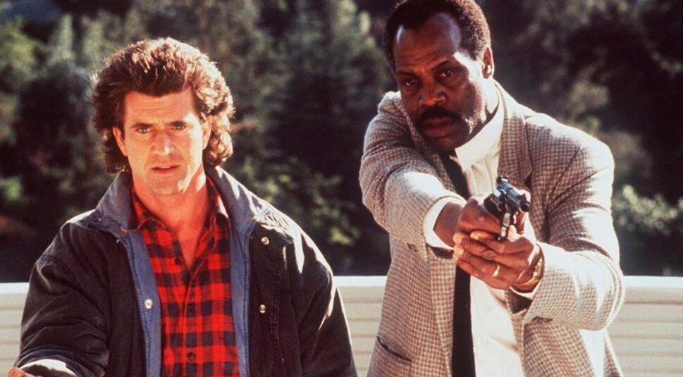 Mel Gibson & Danny Glover in Lethal Weapon
