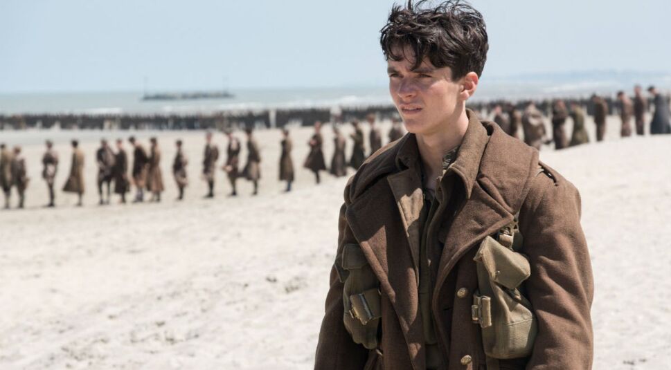 Fionn Whitehead in Dunkirk