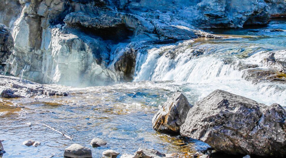 Elbow Falls in Alberta, Kanada.