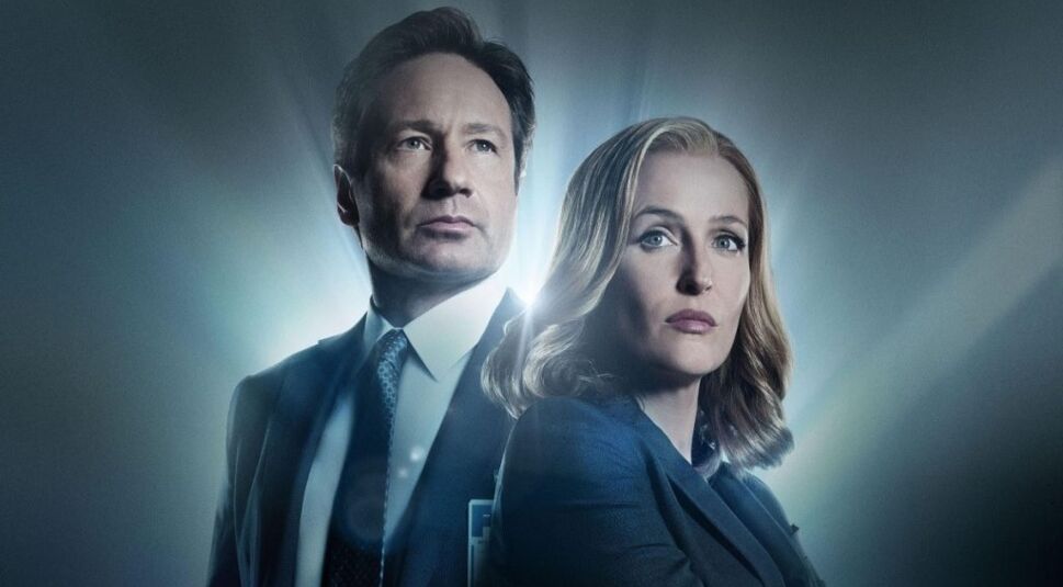 David Duchovny und Gillian Anderson in Akte X.
