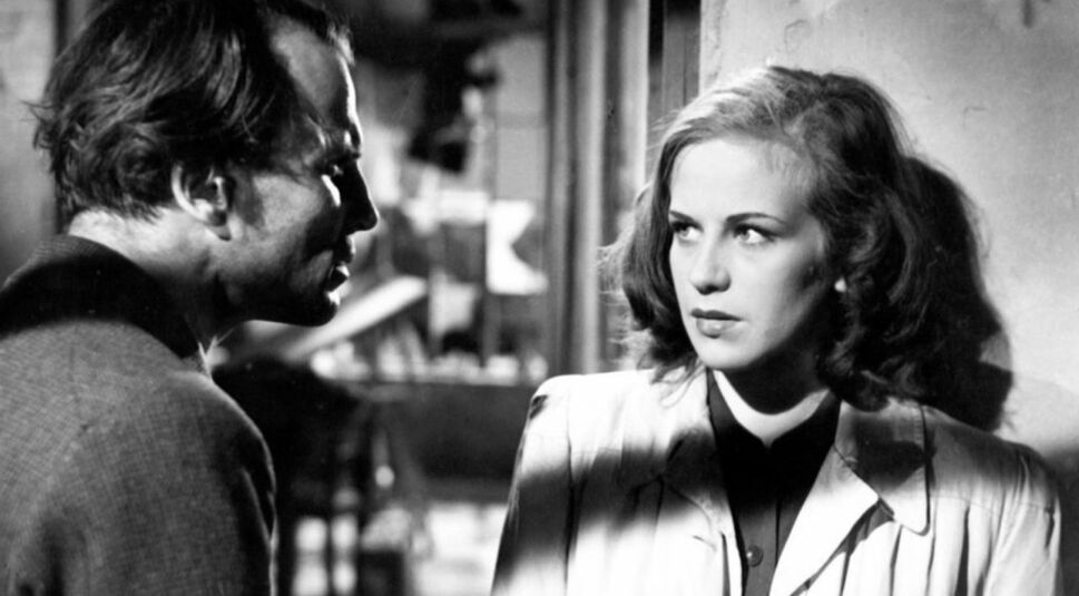 Wilhelm Borchert und Hildegard Knef in Die Mörder sind unter uns