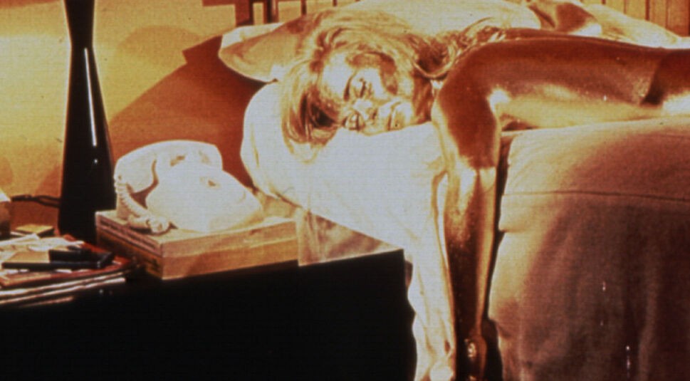 Shirley Eaton in dem James-Bond-Film „Goldfinger”.
