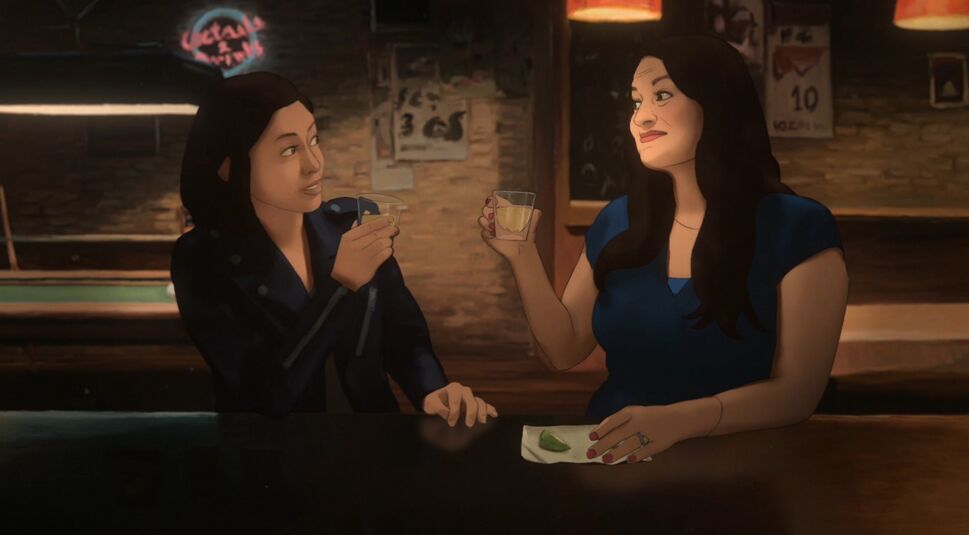 Rosa Salazar und Angelique Cabral in Undone Staffel 1