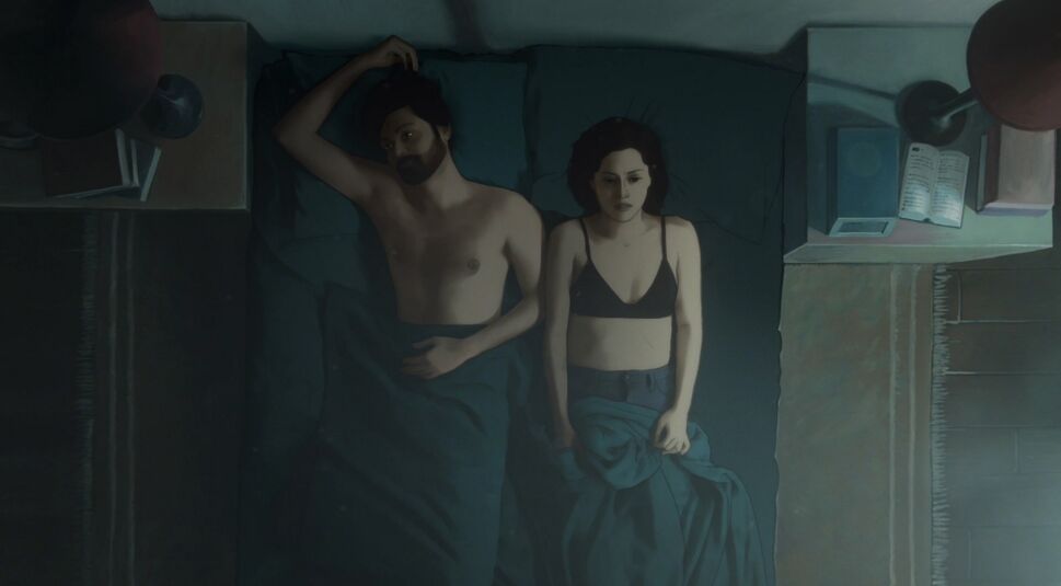 Siddarth Dhananjay und Rosa Salazar in Undone Staffel 1