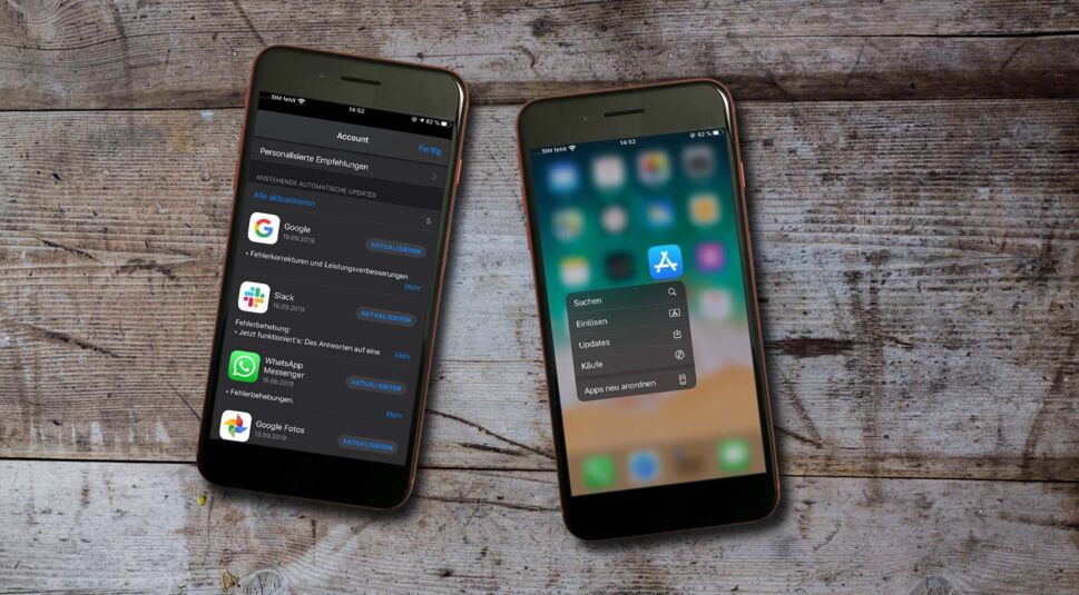 Am iPhone eine App aktualisieren.